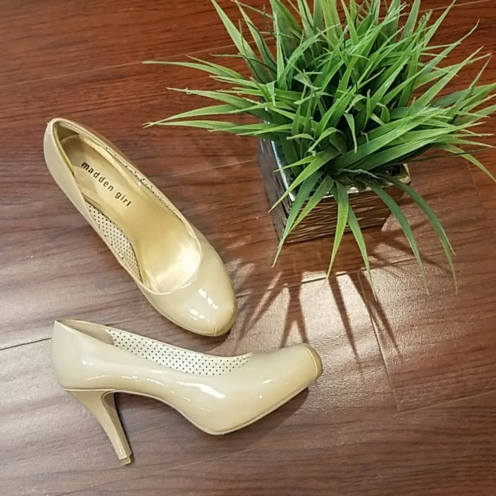 Madden Nude Platform  Heels